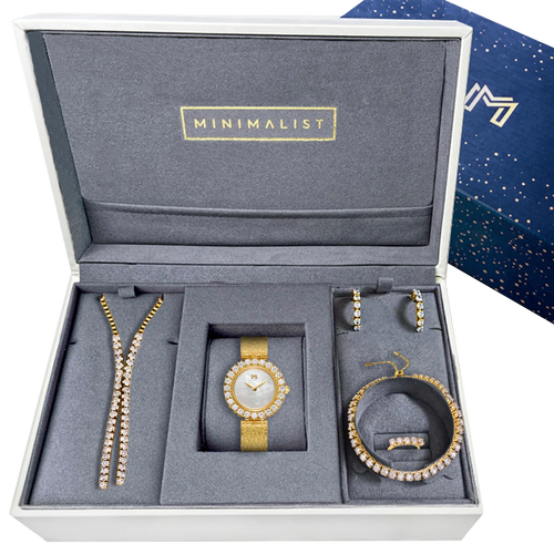 مجموعة هدية دلال /تنس فضي للنساء