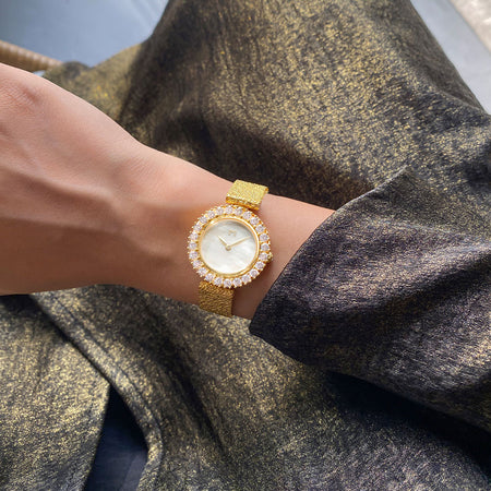 مجموعة هدية دلال /تنس فضي للنساء