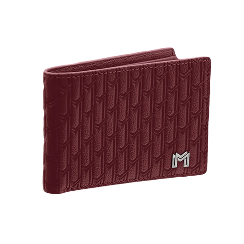 جلد الجمل بورغندي / فضي