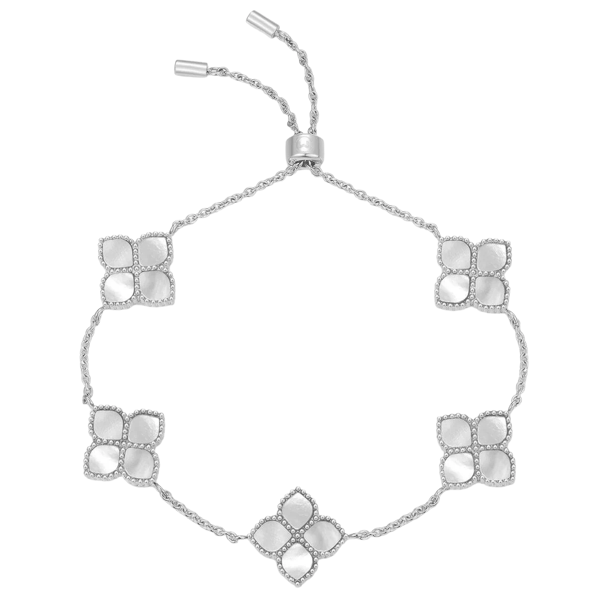 جوري / إسورة اللؤلؤ باللون الفضي