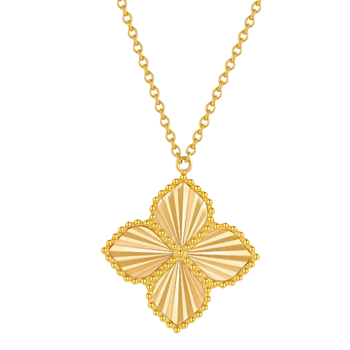 جوري / عقد إشراقة الجوري بلون الذهب