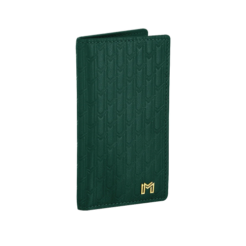 جلد ايطالي اخضر/ ذهبي