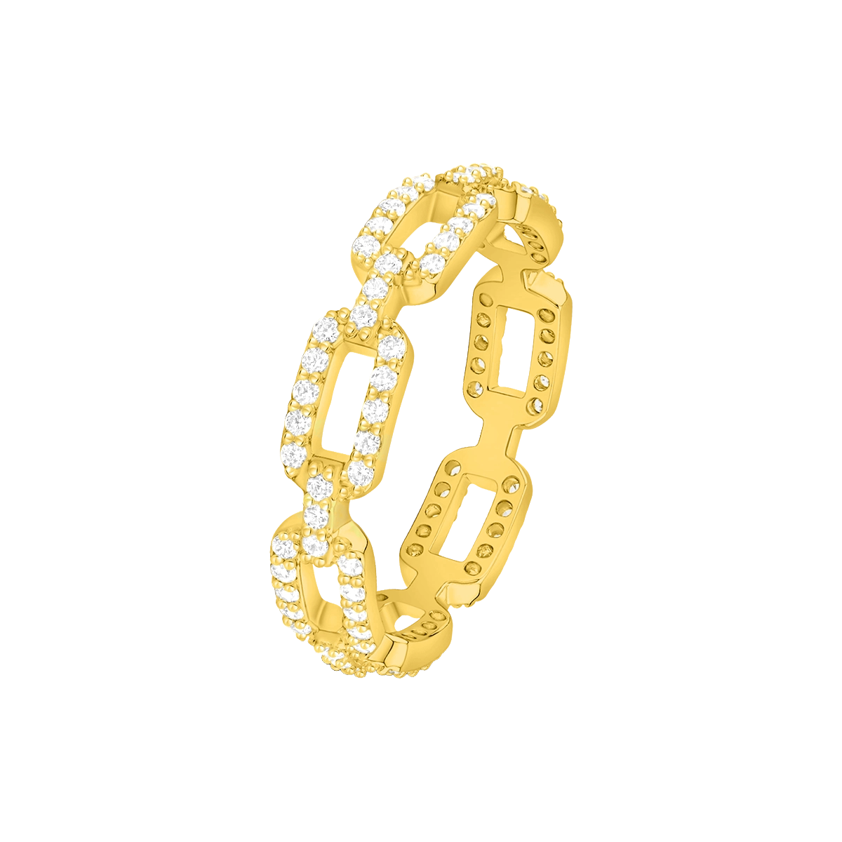 لينكس/ خاتم باللون الذهبي بتصميم متعدد