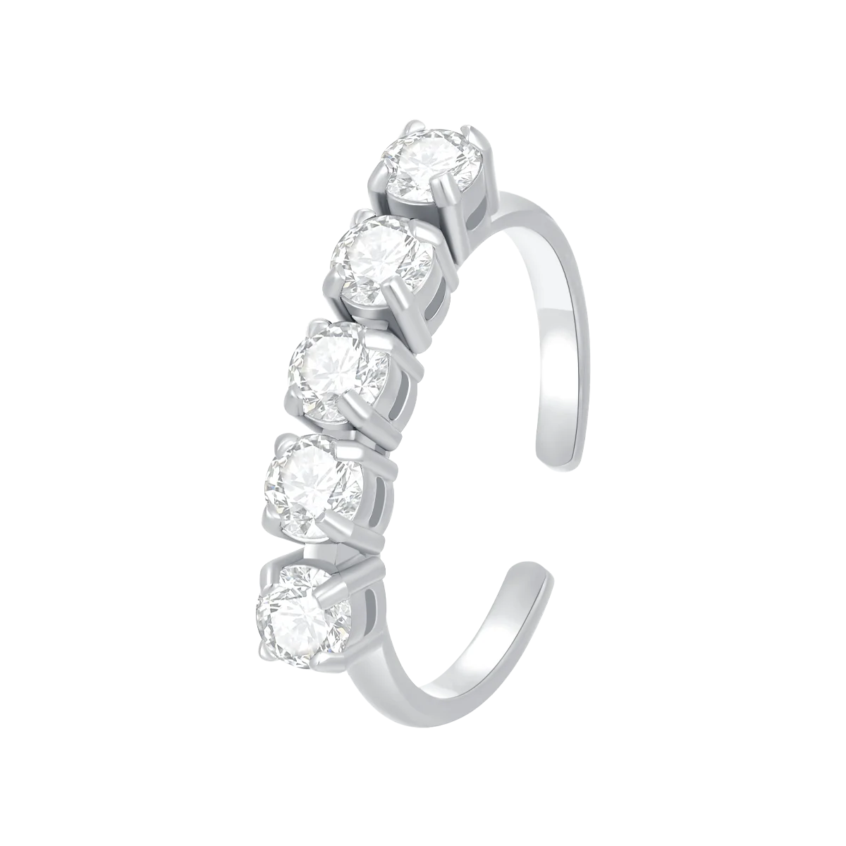 تنس / خاتم باللون الفضي