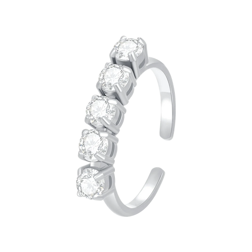 تنس / خاتم باللون الفضي