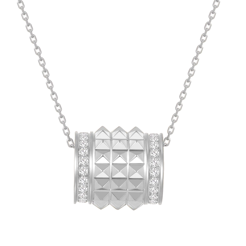 شمس / قلادة باللون الفضي