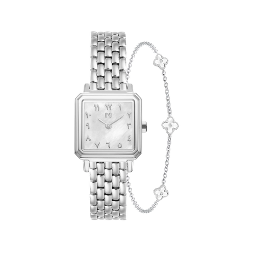 بوكس هديه عبير / طقم توليب الفضي