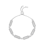 سوار فاين بتصميم متعدد / اللون الفضي