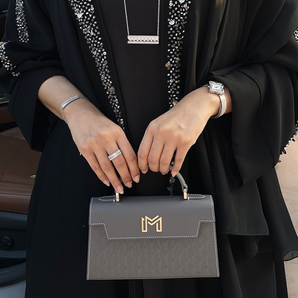 شنطة اليد حصة / رمادي