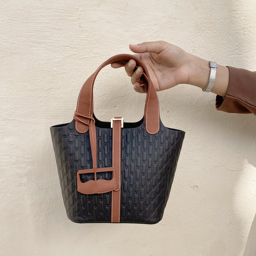 شنطة اليد اليازية / بورغندي