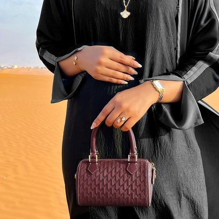 شنطة اليد ريم / بورغندي