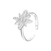 مون ستار / خاتم باللون الفضي