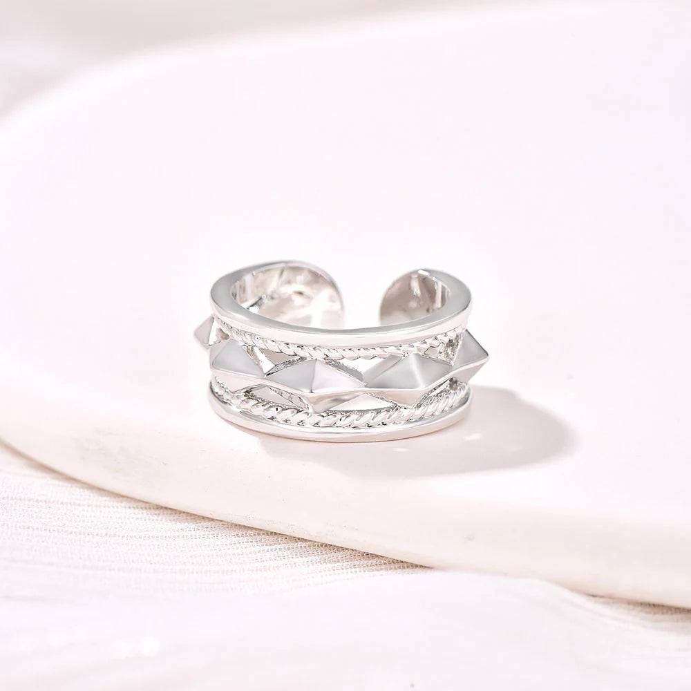 أناقة / خاتم فضي