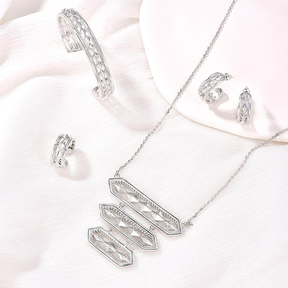 أناقة / طقم فضي