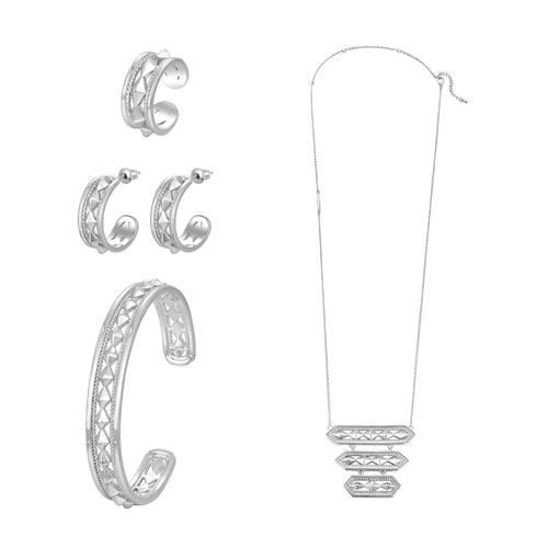 أناقة / طقم فضي