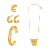 أناقة / طقم ذهبي