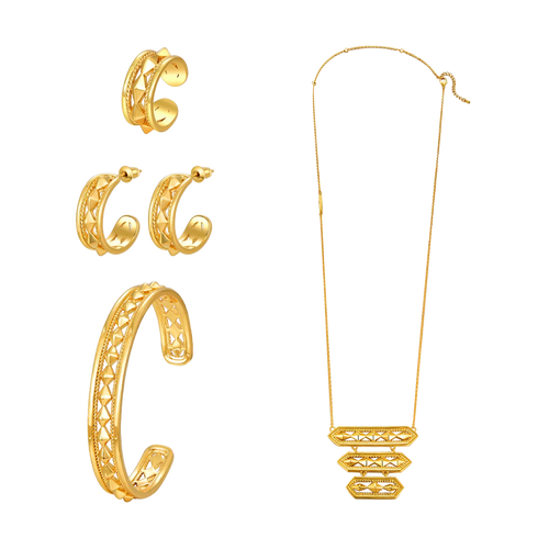 أناقة / طقم ذهبي