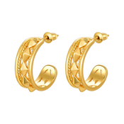 أناقة / أقراط ذهبية