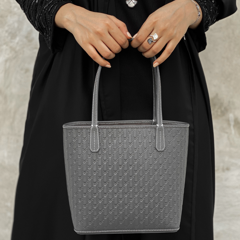 شنطة ميني توت / رمادي