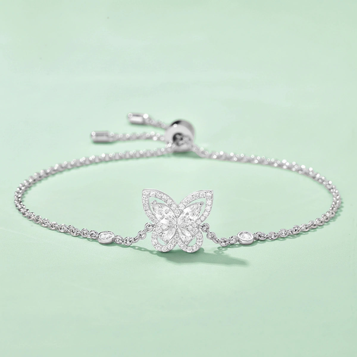 بترفلاي / سوار باللون الفضي