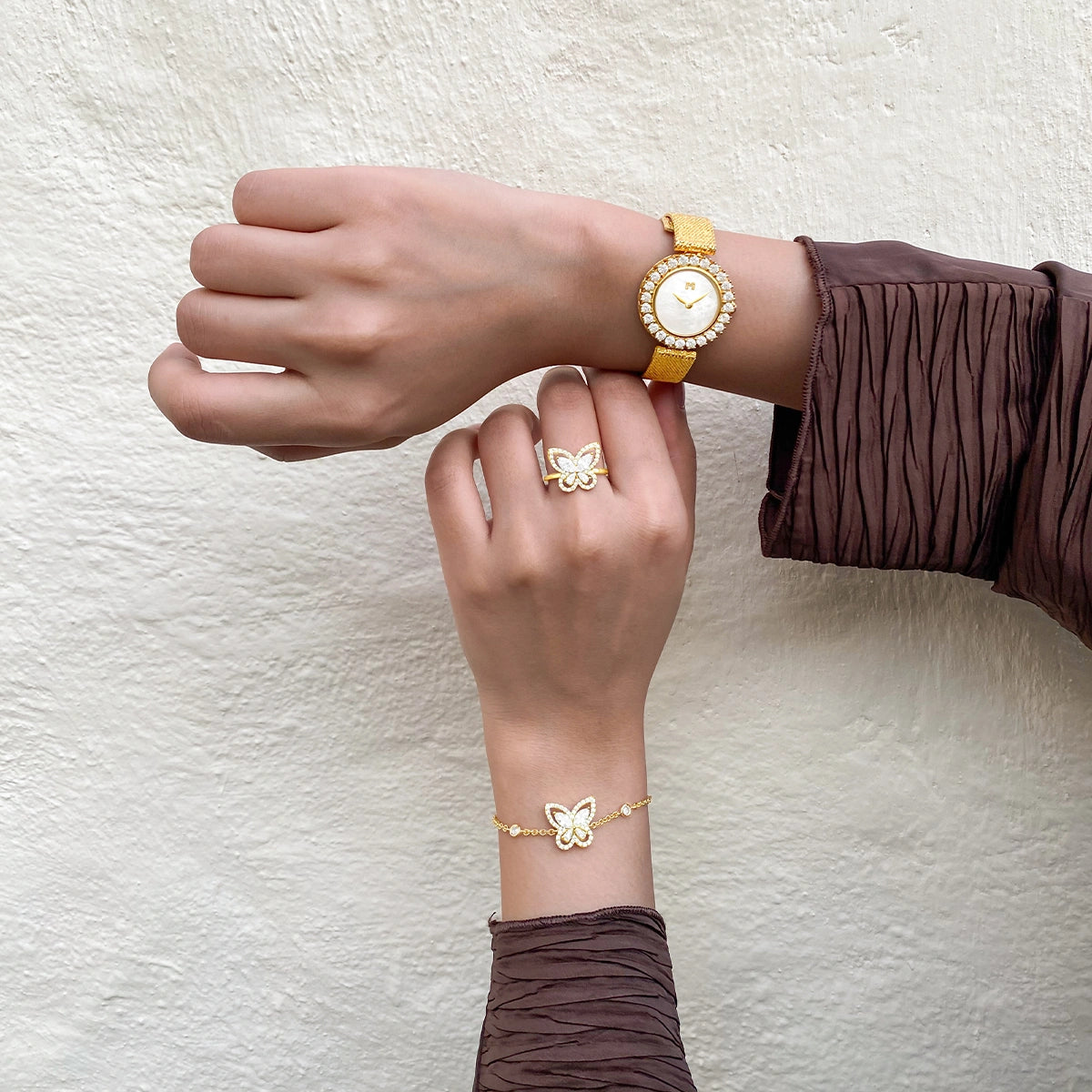 بترفلاي / خاتم اللون الذهبي