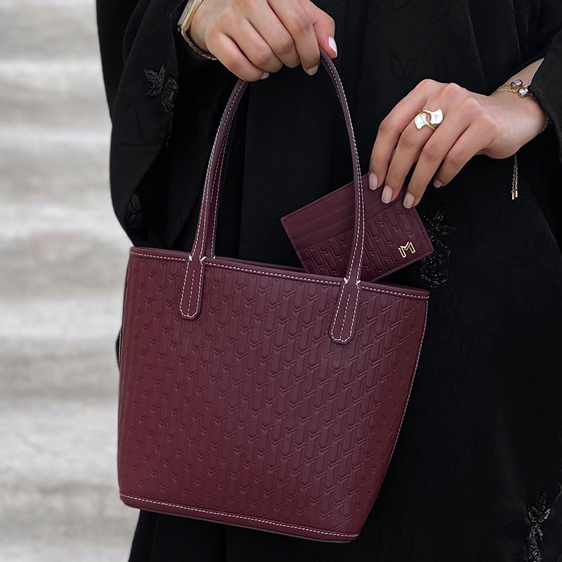 شنطة ميني توت / بورغندي