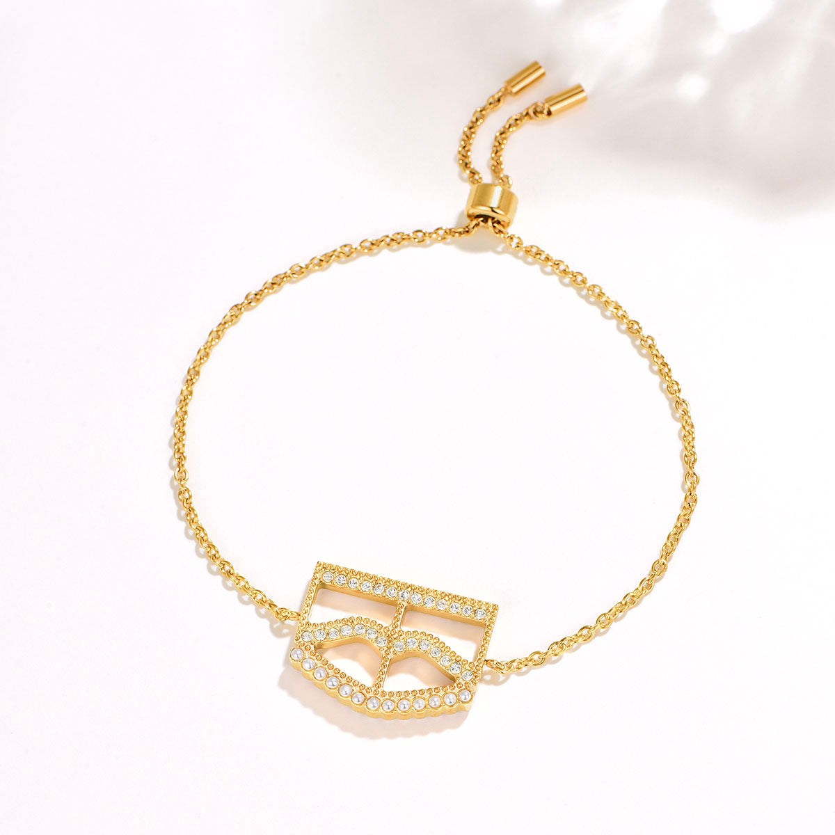 برقع / سوار باللون الذهبي