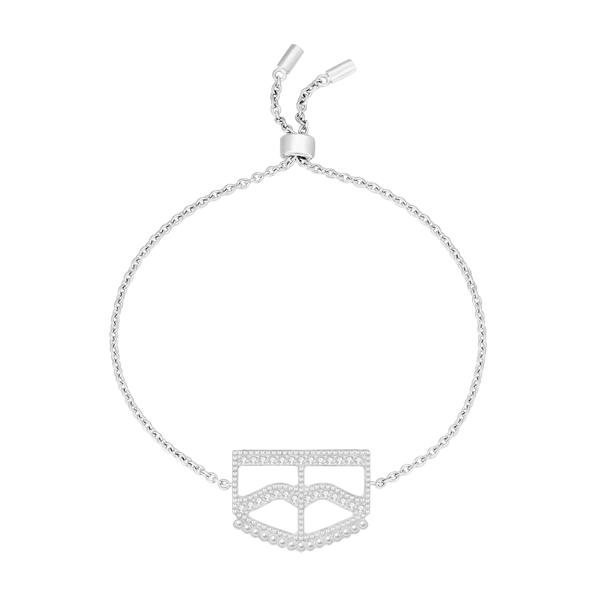 برقع / طقم باللون الفضي