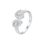 تشارمنق هارتس / خاتم باللون الفضي