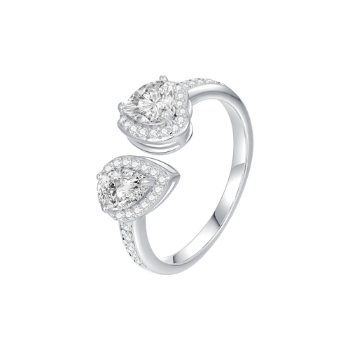 تشارمنق هارتس / خاتم باللون الفضي