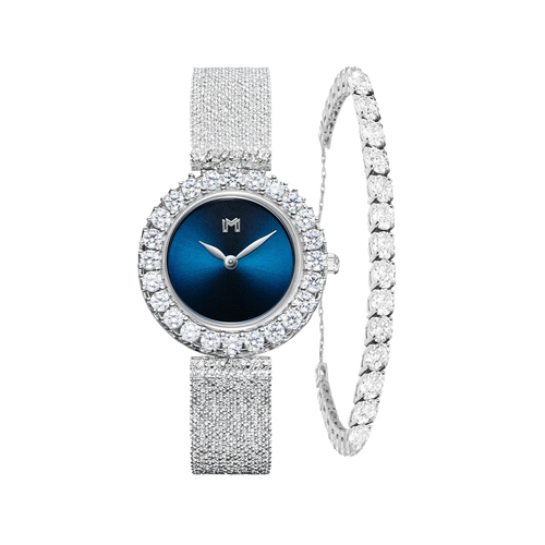 منار / تنس باللون الفضي - صندوق هدايا