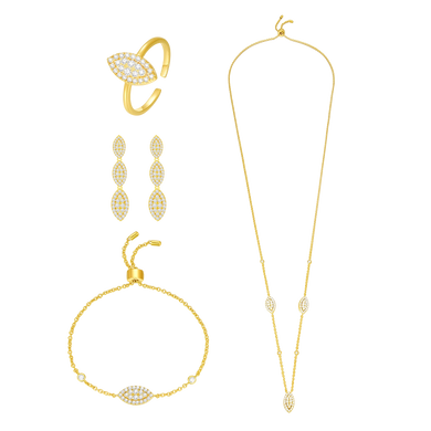 ديزي ليف / طقم باللون الذهبي