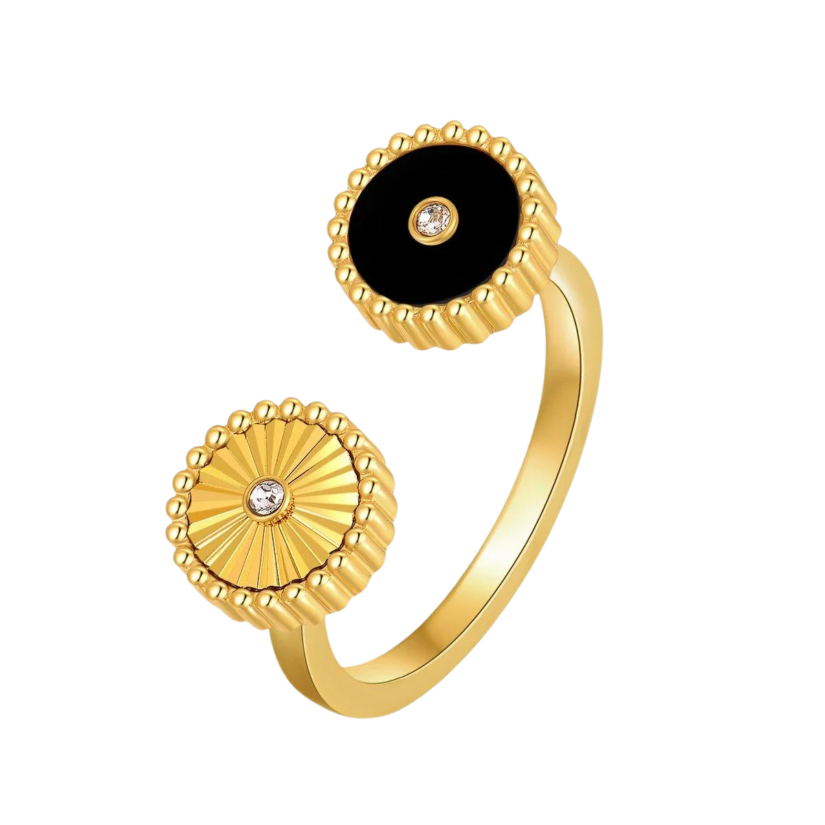 كنز / فصوص سوداء وذهبي