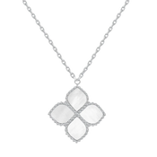 جوري / عُقد اللؤلؤ باللون الفضي