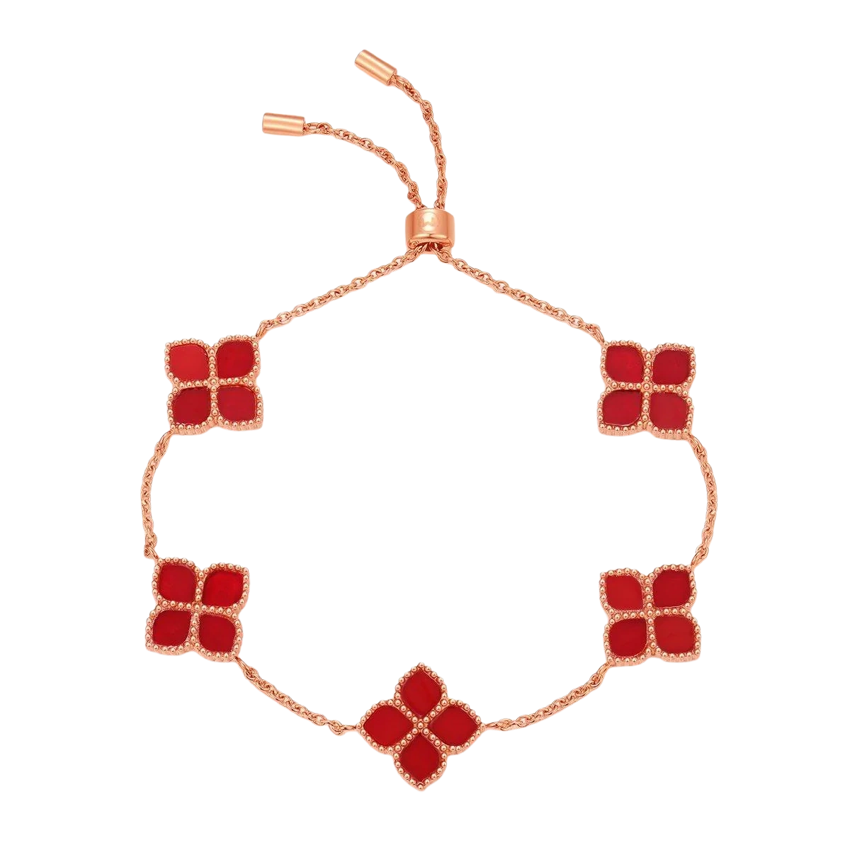 جوري / إسورة الحجر الأحمر بلون الروز قولد