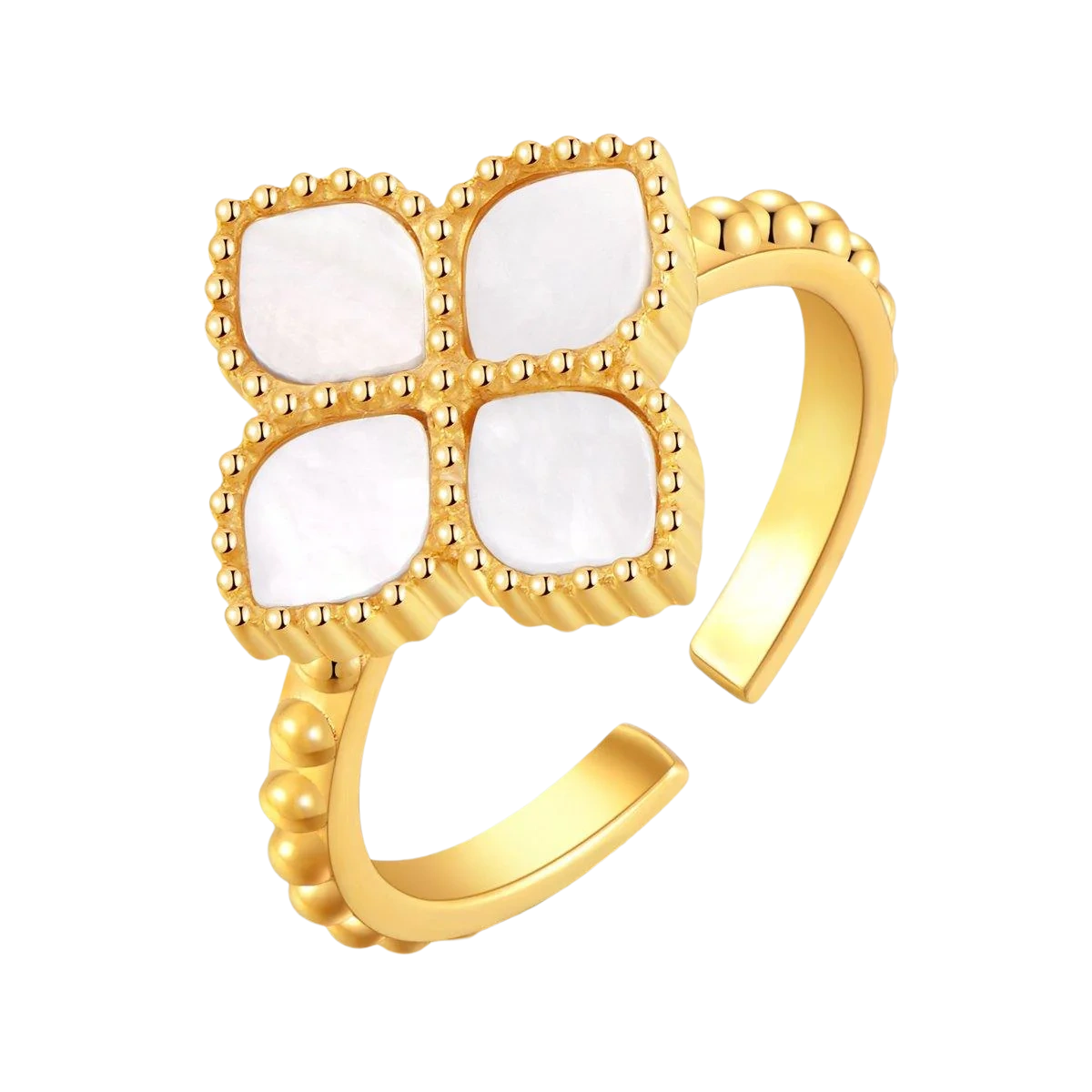 جوري / خاتم اللؤلؤ بلون الذهب