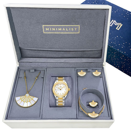 فان / طقم باللون الذهبي