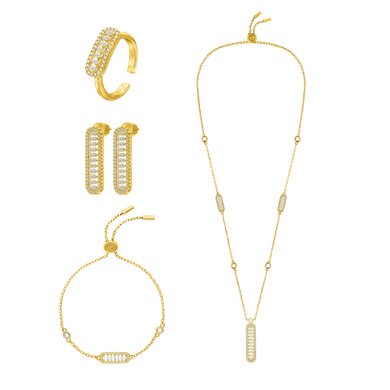 فاين / طقم باللون الذهبي