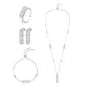 فاين / طقم باللون الفضي