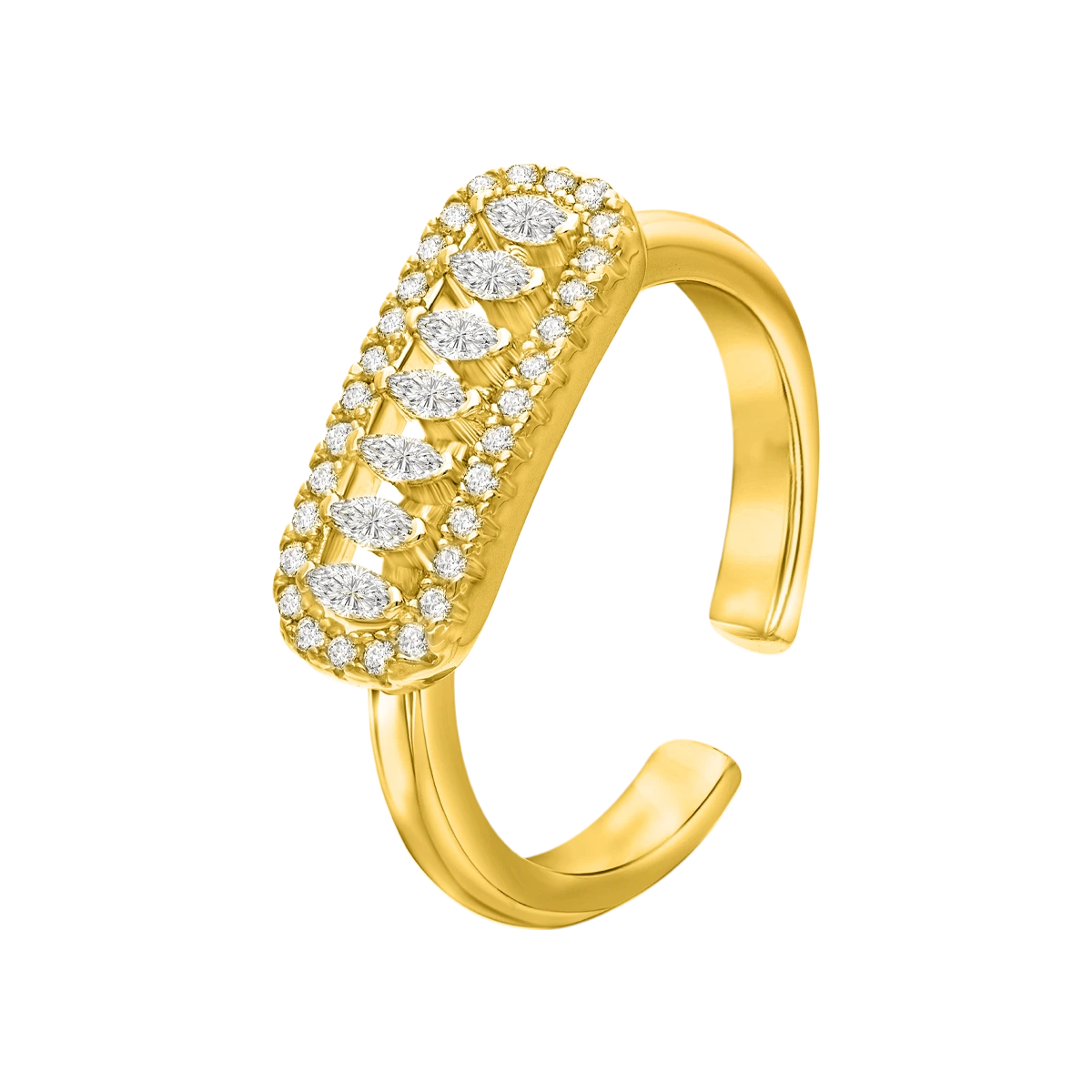 فاين / طقم باللون الذهبي