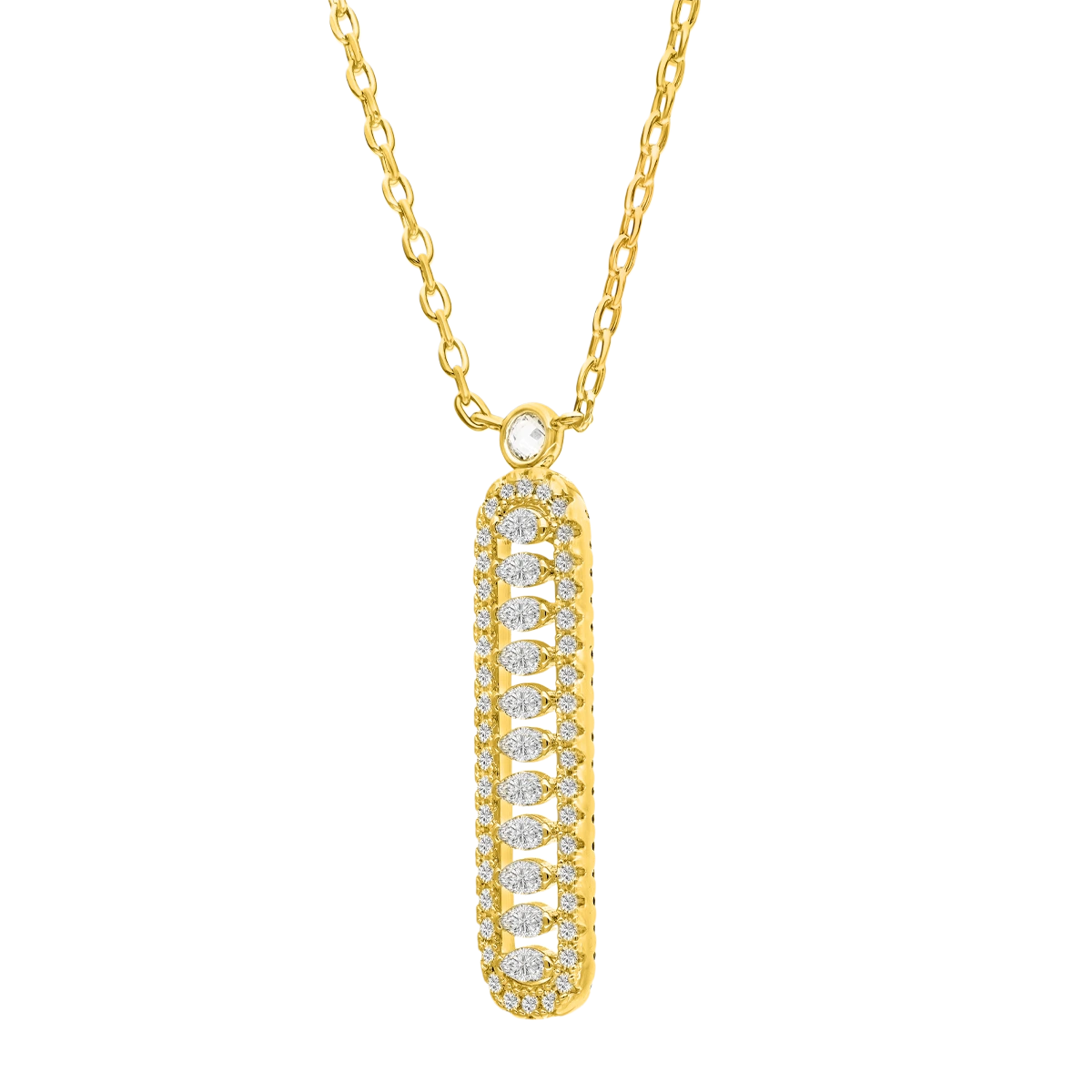 فاين / قلادة باللون الذهبي