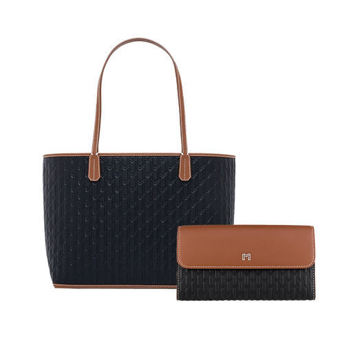 ترافل توت /أسود مع تان