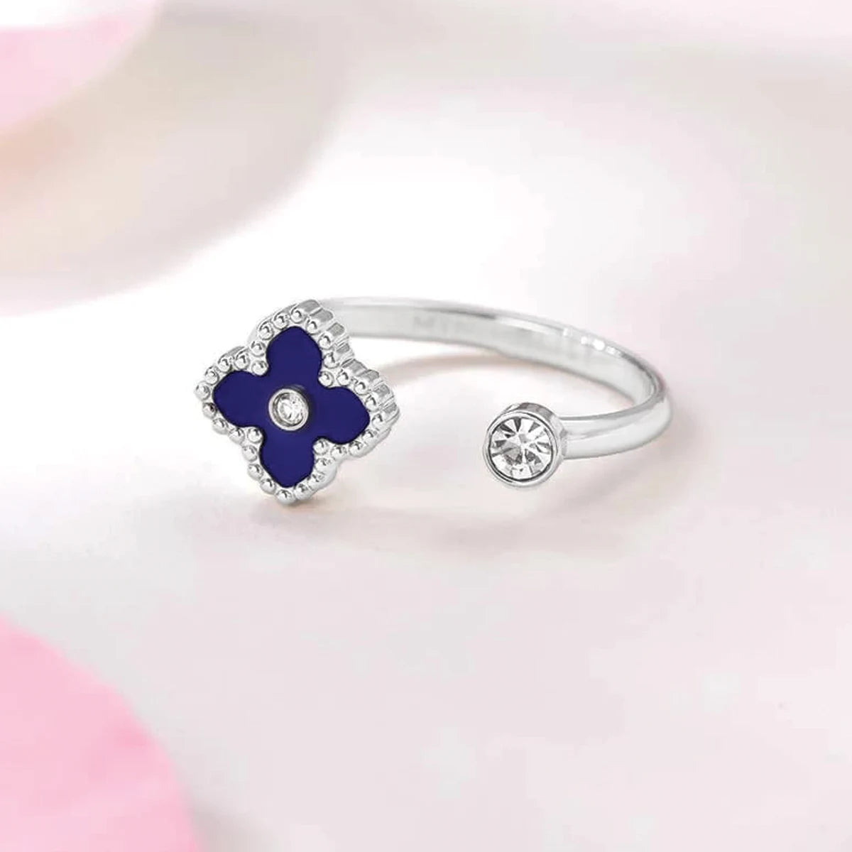 ميني جوري / خاتم أزرق و فضي