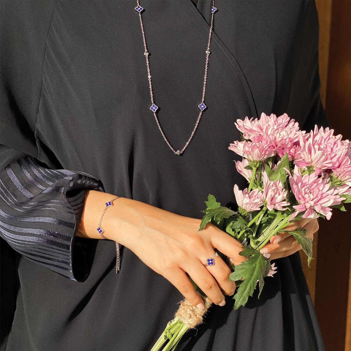 ميني جوري / خاتم أزرق و فضي