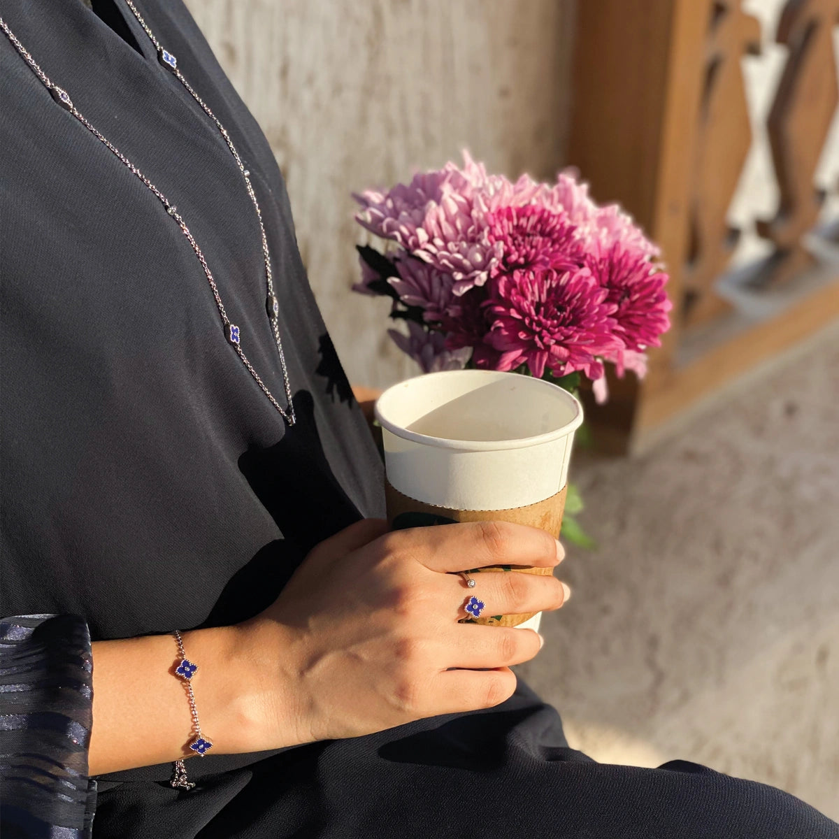 ميني جوري / خاتم أزرق و فضي