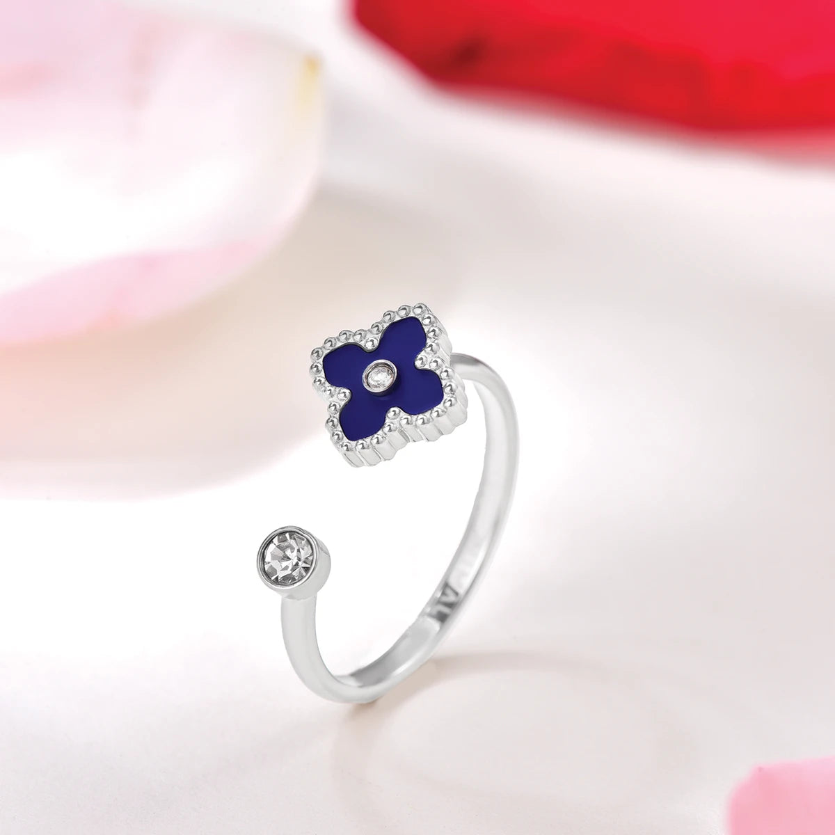 ميني جوري / خاتم أزرق و فضي