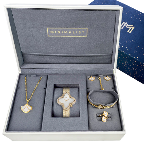 مجموعة هدية عليا / توليب فضي للنساء