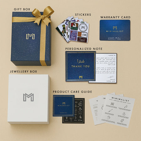 نورة / طقم باللون الذهبي