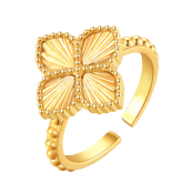 جوري / خاتم إشراقة الجوري بلون الذهب