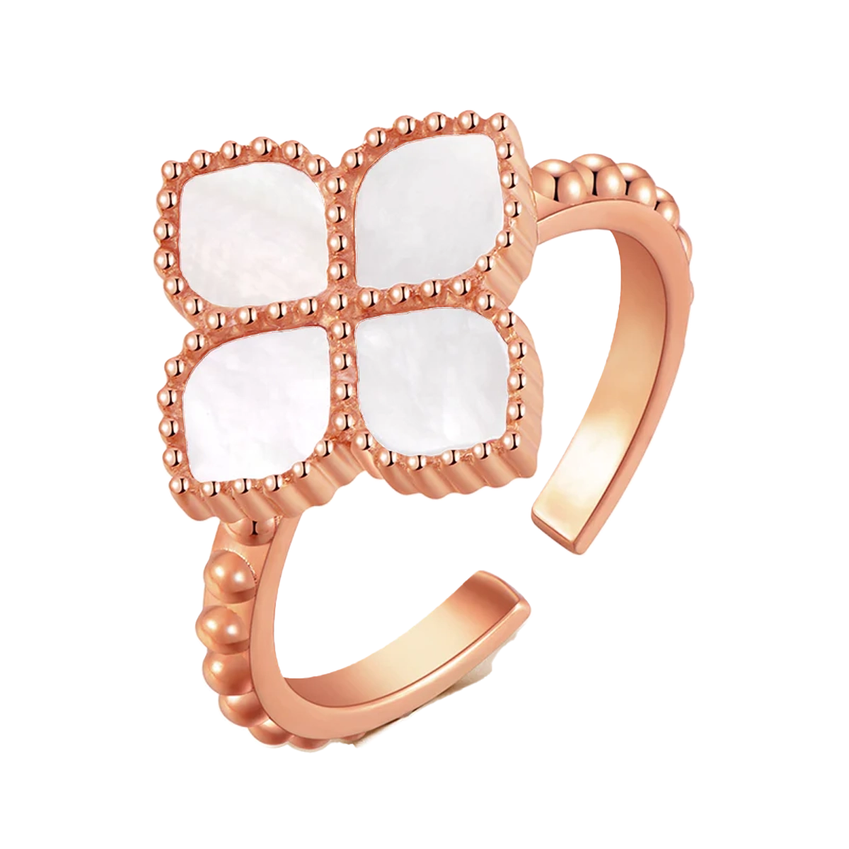 جوري / طقم اللؤلؤ بلون الروز قولد